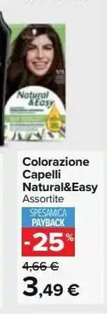 Carrefour Market Colorazione capelli natural&easy offerta