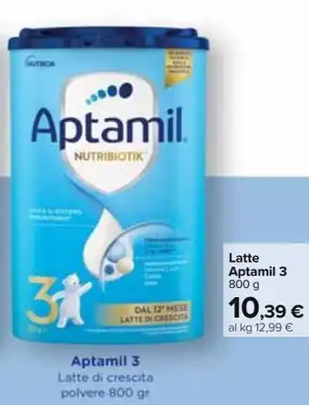 Carrefour Market Latte aptamil 3 offerta