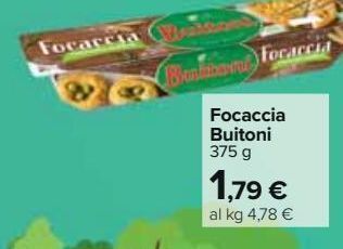 Carrefour Market Focaccia buitoni offerta