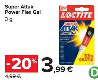 Carrefour Market Super attak power flex gel offerta