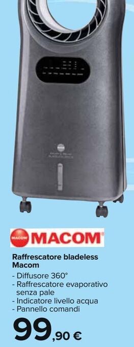 Raffrescatore bladeless macom
