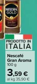 Carrefour Market Nescafé gran aroma offerta