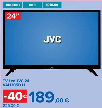 Carrefour Market Tv led jvc 24 vah305d h offerta