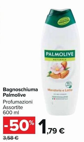Carrefour Market Bagnoschiuma palmolive offerta
