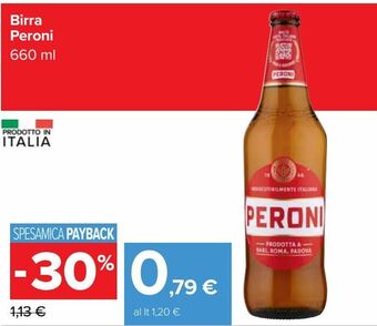 Carrefour Market Birra peroni offerta