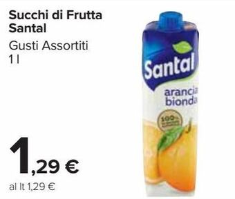 Carrefour Market Succhi di frutta santal offerta