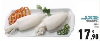 Conad Seppia Fresca pulita offerta