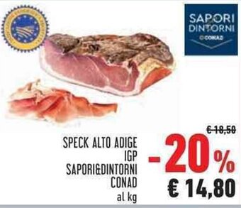 Conad Sapori & Dintorni Conad Speck Alto Adige IGP offerta