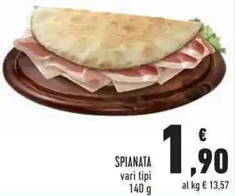 Conad Spianata vari tipi 140 g offerta
