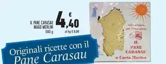 Conad Il Pane Carasau Mago Merlini 500 g offerta