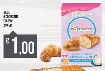 Bauli 6 Croissant Classici 240 gr