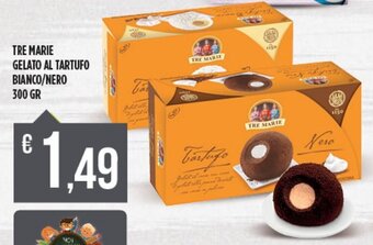 Tre Marie Gelato al Tartufo Bianco/Nero 300 gr
