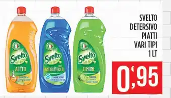 Svelto Detersivo Piatti Vari Tipi 1 lt