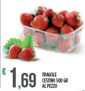 Euroesse Fragole Cestino 500 gr offerta