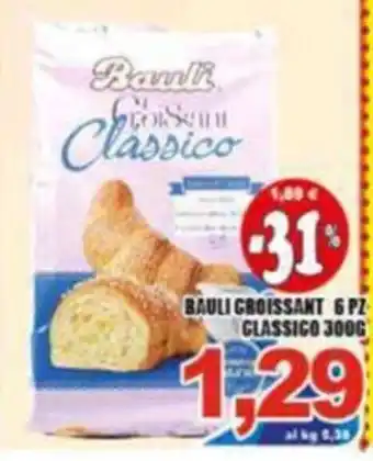 Sacoph Bauli Croissant 6 pz Classico 300 g offerta