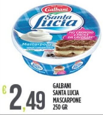 Galbani Santa Lucia Mascarpone 250 gr