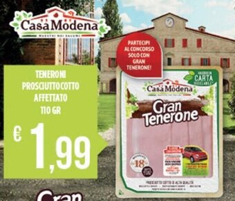 Teneroni Prosciutto Cotto Affettato