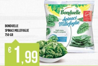 Euroesse Bonduelle Spinaci Millefoglie 750 gr offerta