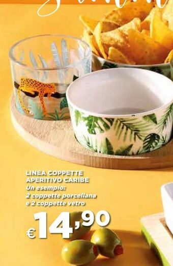 Ipercoop Linea coppette aperitivo caribe offerta