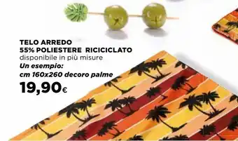 Ipercoop Telo arredo 55% poliestere riciclato disponibili in più misure offerta