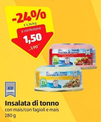 ALDI Insalata di tonno offerta
