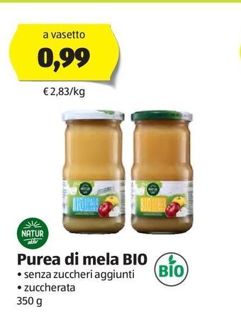 Purea di mela bio