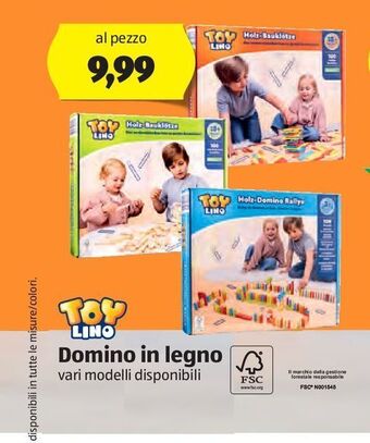 ALDI Domino in legno offerta