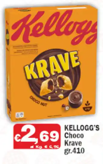 Primo Prezzo Kellogg's Choco Krave gr. 410 offerta