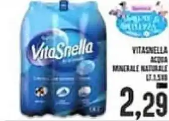 VitaSnella Acqua Minerale Naturale 1,5 lt x 3