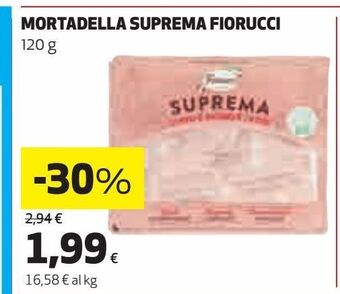 Ipercoop Mortadella suprema fiorucci offerta