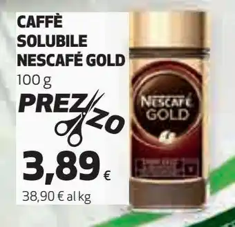 Ipercoop Caffè solubile nescafè gold offerta