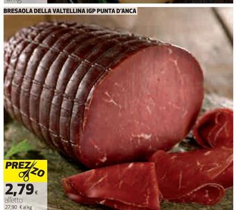 Ipercoop Bresaola della valtellina igp punta d'anca offerta