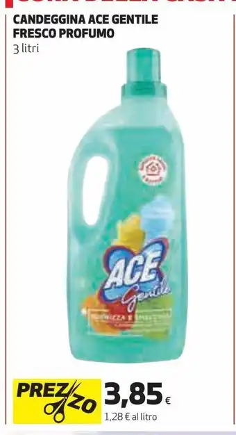 Ipercoop Candeggina ace gentile fresco profumo offerta