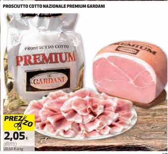 Ipercoop Prosciutto cotto nazionale premium gardani offerta