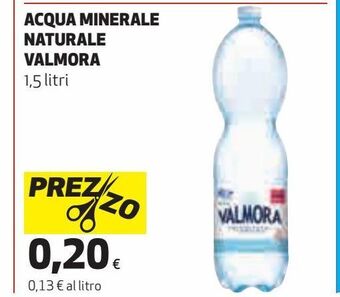 Acqua minerale naturale valmora