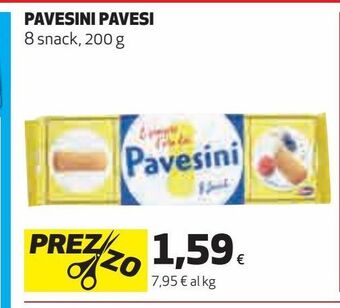 Ipercoop Pavesini pavesi offerta