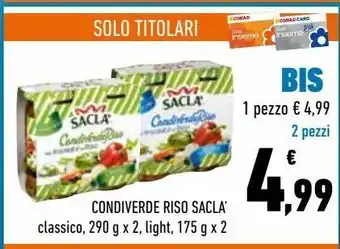 Conad City Condivere riso saclà offerta