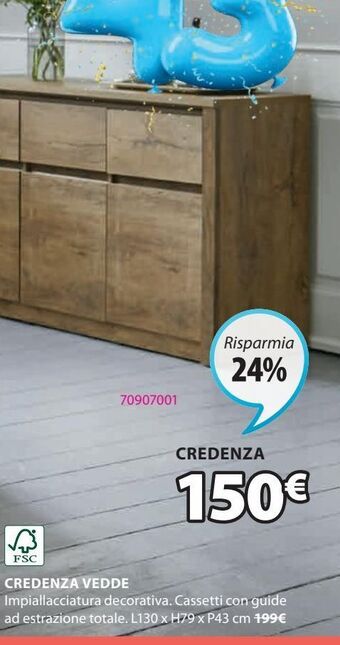 JYSK Credenza offerta
