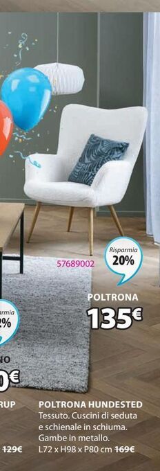 JYSK Poltrona hundested offerta