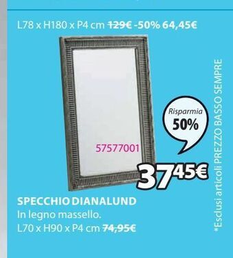 JYSK Specchio dianalund offerta