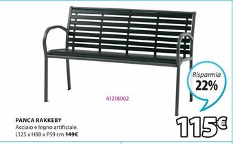 JYSK Panca rakkeby offerta
