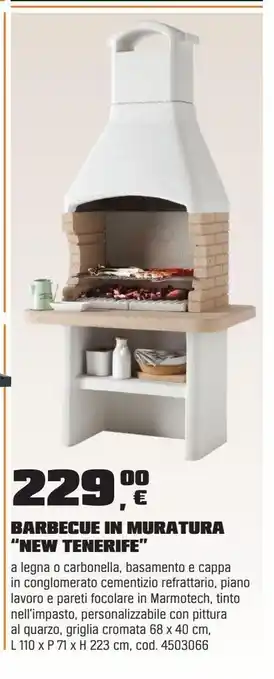 OBI Barbecue in muratura “new tenerife” offerta