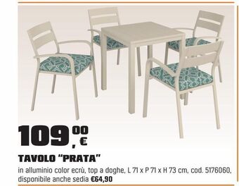 Tavolo “prata”