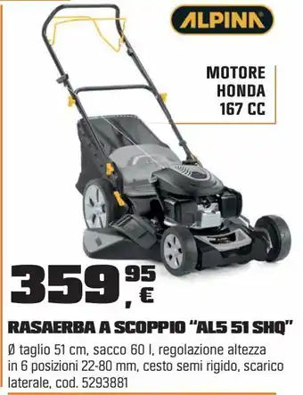 Rasaerba a scoppio “al5 51 shq”