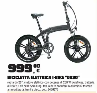 Bicicletta elettrica i-bike “orso ”