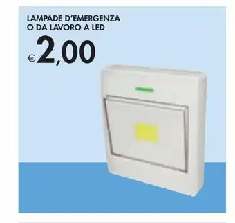 Bennet Lampade d'emergenza o da lavoro a led offerta