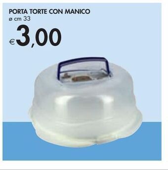 Bennet Porta torte con manico offerta