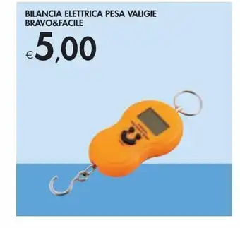 Bilancia elettrica pesa valigie bravo&facile