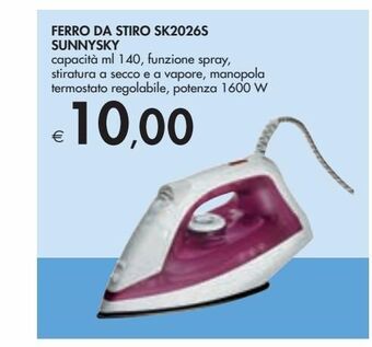 Bennet Ferro da stiro sk2026s sunnysky offerta