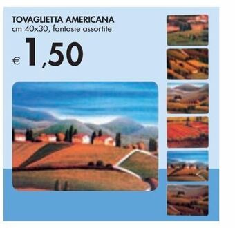 Bennet Tovaglietta americana offerta
